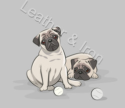 New Pugs Design Checkbook Cover - £7.82 GBP