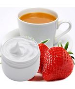 White Tea &amp; Strawberries Premium Scented Body/Hand Cream Moisturizing Lu... - £14.94 GBP+