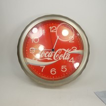 Vintage Coca-Cola Red Plastic Retro 11 inch Battery Powered Clock XZKMW - $10.00