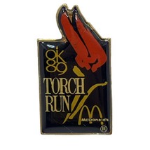 McDonald’s 1999 US Olympics Torch Run USA Sports Enamel Lapel Hat Pin - £6.35 GBP