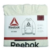 Kids’ Reebok Hoodie White Pull Over Hoodie Sweater Size Small 6/7 NEW - $24.74