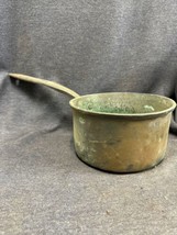 PRIMITIVE TIN LINED COPPER LARGE 7” POT PAN - $84.15