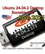 Ubuntu 24.04.2 Installer/LIVE USB – Same Day Shipping from California - €11,87 EUR
