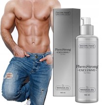 PheroStrong Exclusive Men Massage Oil Pheromones Excite Women Sexual Attraction - £31.48 GBP