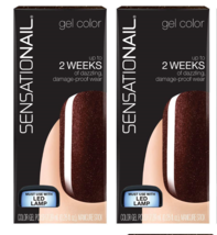 2 - Sensationail by Nailene Gel Polish Color 71595 Espresso Bean 2 Pack ... - $6.88