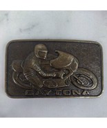 DAYTONA MOTORCYCLE DESIGN BELT BUCKLE - 3 3/4&quot; X 2 1/4&quot; - GW 10 - $18.66