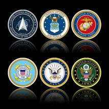 US Army Marine Corps Navy Air Force Space Force Coast Guard Military Bro... - $9.85