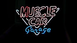 Brand New Muscle Auto Car Garage Beer Bar Neon Light Sign 16&quot;x15&quot; [High Quality] - £111.79 GBP