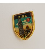 LEANING TOWER OF PISA Shield Vintage Lapel Hat Pin Tie Tack Travel Italian - $19.60