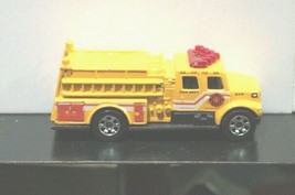 Vintage 1998 Fire Truck Matchbox International Pumper Yellow Fire Engine - $5.89