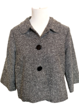 Elementz Women&#39;s Short Tweed Jacket Black/White Large - €16,27 EUR