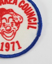 Vintage 1971 Ouachita Area Council Clown Canvas BSA Boy Scout America Camp Patch - £9.26 GBP