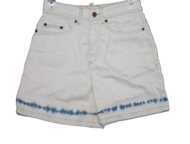 Roxy Denim Jean Shorts Size 24 Mid Rise Distressed Acid Wash Bleached NEW - £14.05 GBP