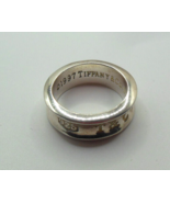 TIFFANY &amp; CO.  Band Ring Signed 1997 Tiffany &amp; Co. 925 T&amp; Co. 1837 Size 6 - £194.69 GBP
