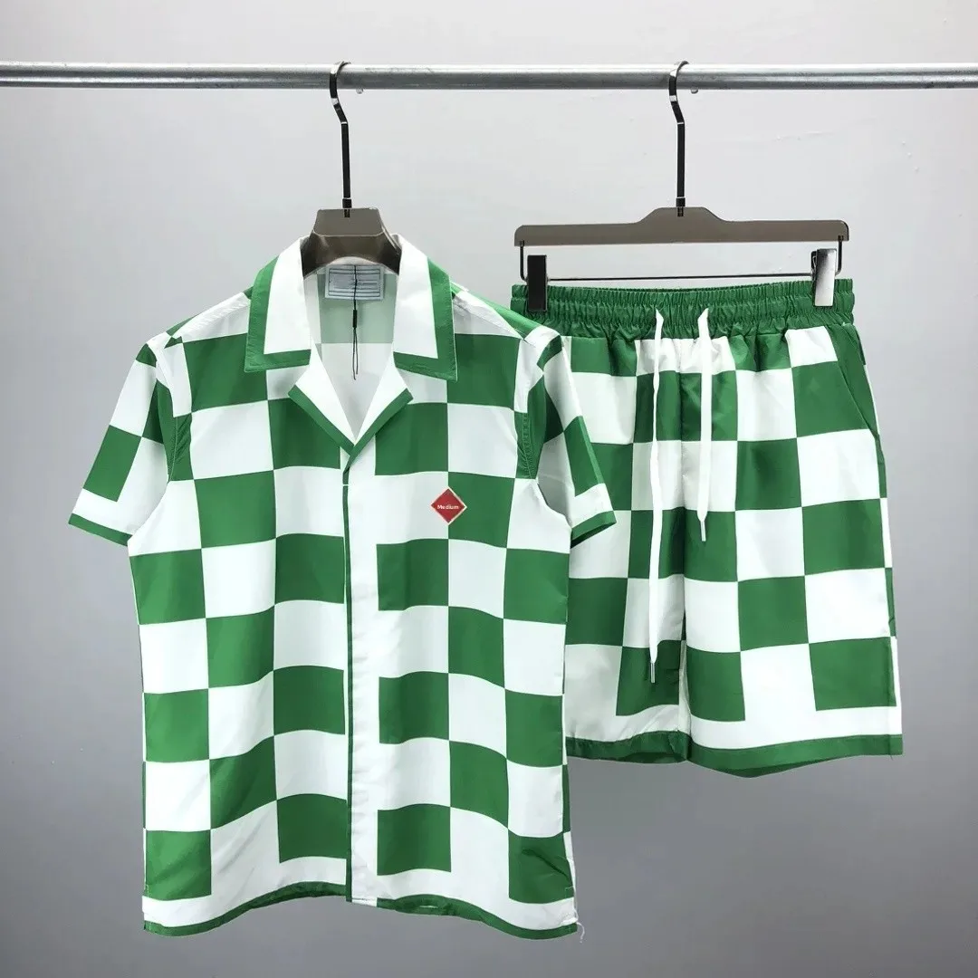 Men Pairs Summer Casual 3D Print Men Short Sleeve Hawai Set T-shirts+Tro... - $41.03 CAD