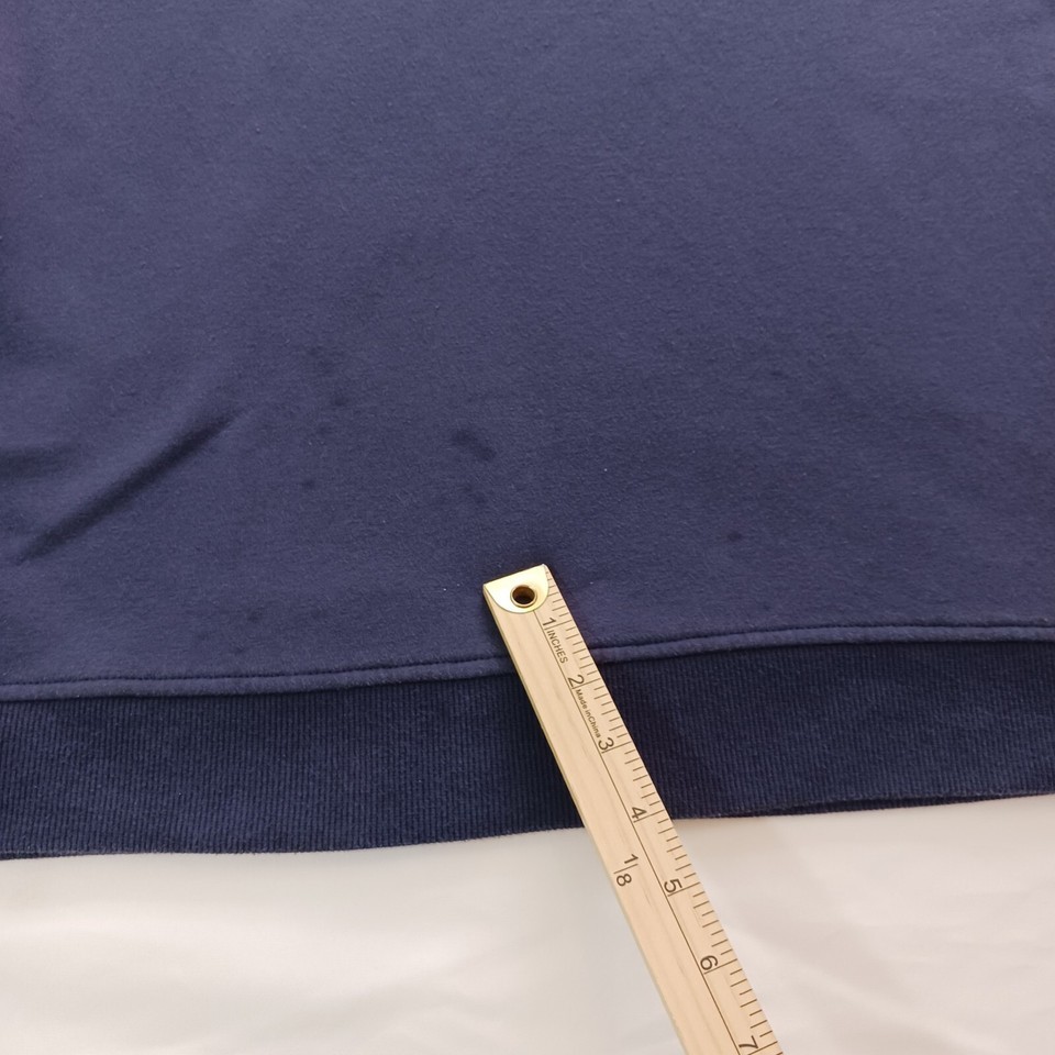 IZOD Advantage Performance Stretch 1/4 Zip Men's Pullover Blue Sweatshirt Sz LT Item image 3