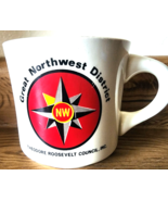 Boy ScoutsGreat Northwest District Theodore Roosevelt Council Mug BSA Read FLAW - $9.49