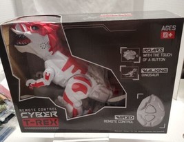 Cyber T-Rex Remote Control Wired Ages 8 Plus Walking and Roaring Dinosaur red &amp;  - £10.27 GBP