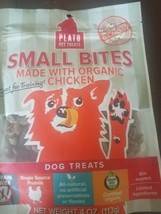 Plato Small Bites Organic Chicken Dog Treats - £9.40 GBP