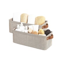 Narrow Storage Bins, Small Baskets For Organizing, Long Storage Basket W... - £31.96 GBP