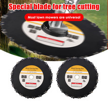 2X 9&quot; Chainsaw Tooth Brush Blades For Bush Cutter Trimmer Head - £34.39 GBP