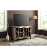 Entertainment Center TV Stand TVs 55-inch Weathered Wood Storage Cabinet... - £90.80 GBP