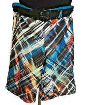 ZeroXposur Swim Trunks Teens/Boys Large 14-16 Multicolor Polyester Mesh Lined - £12.64 GBP