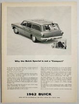1962 Print Ad Buick Special Station Wagons Dog in Car,Puppies in Crate - $11.68