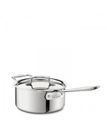 All-Clad SD55203 D5 Polished 18/10 SS 5-Ply Bonded 3-qt sauce Pan (No Li... - £52.11 GBP