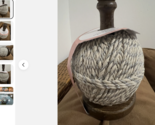 Cupcakes and Cashmere Christmas Decor Twine Cream Silver 90 YDS Wooden S... - $692.27 MXN