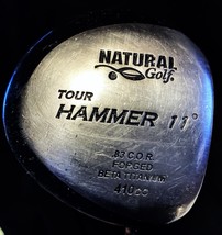 Natural Golf Tour Hammer Forged Titanium 410cc Driver 11° .83 C.O.R. PET... - £16.53 GBP
