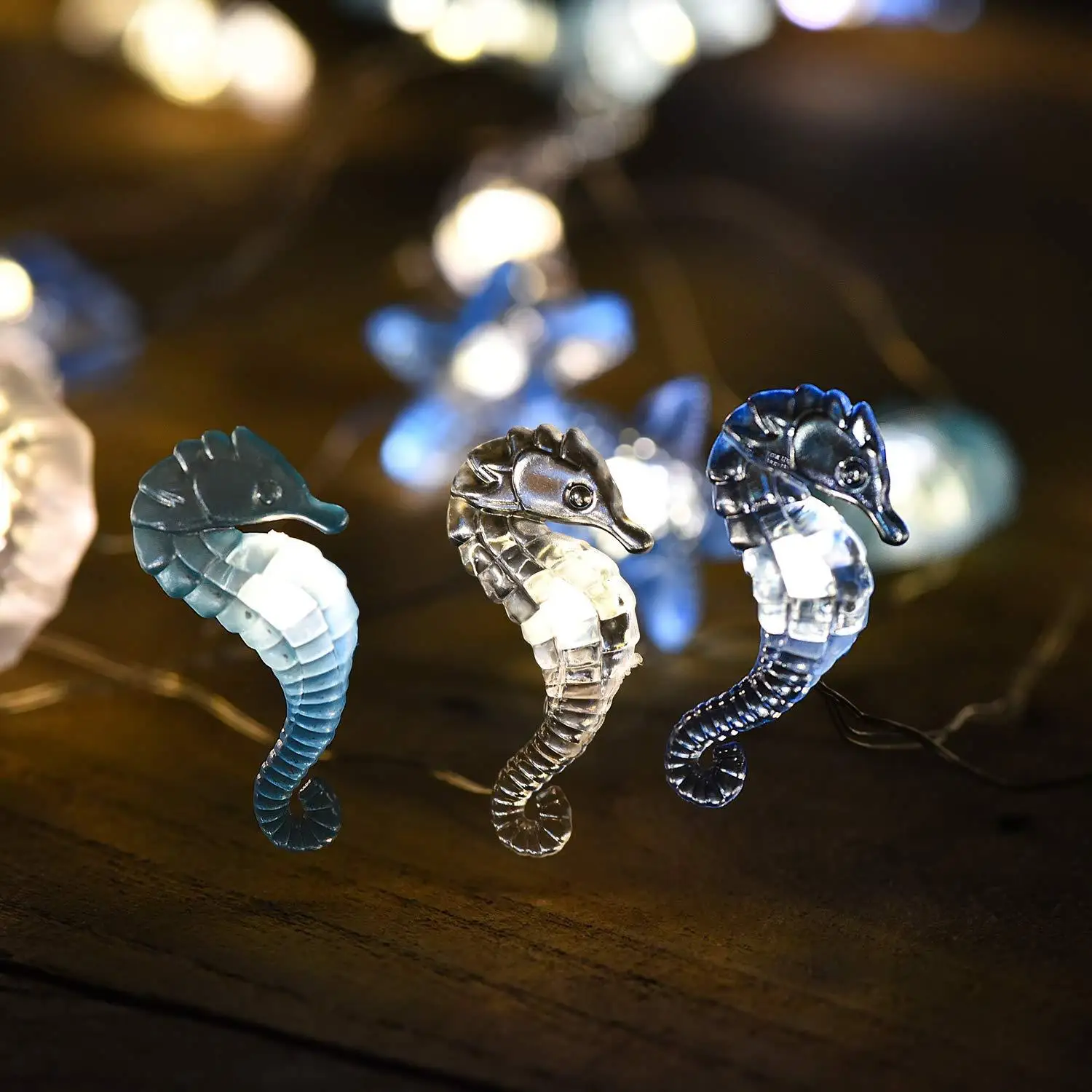 Christmas Light Ocean Sea  Led Light String Fairy Gar Holiday Lighting Kids Birt - £127.32 GBP