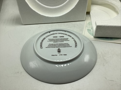 1992 B&G Copenhagen Christopher Columbus 500th Anniversary Lim Ed #2748 MINT! Item image 6