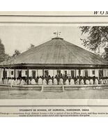 1921 Gurukul School Students Haridwar India Print Collectible Antique  - $28.01 CAD