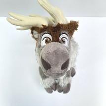 Sven Plush Disney Store Grey Frozen Stuffed Animal Winter Reindeer Antlers 17&quot; - £10.58 GBP