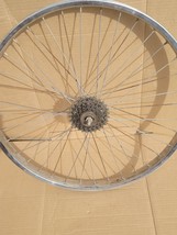 Vtg 1980&#39;s Kun Teng  Chrome Bicycle  Wheel heavy  26&quot; X 2.125&quot; - £66.62 GBP