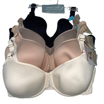 Vanity Fair Breathable Comfort Bra Underwire Full Coverage Zoned Smoothi... - £40.98 GBP
