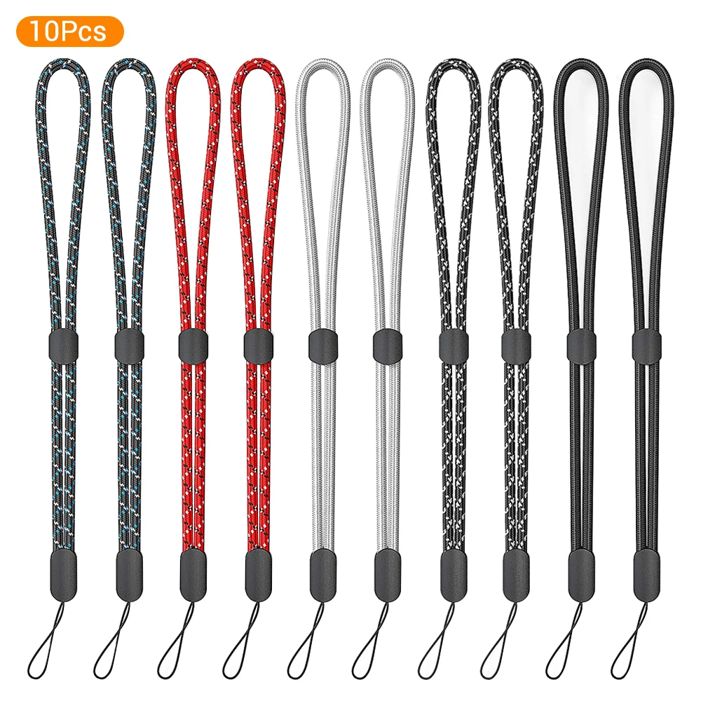 10Pcs Flashlight Lanyard Hand Wrist Strap Lanyard Adjustable Wristlet Straps - £8.88 GBP