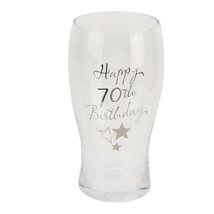 Juliana Happy 70th Birthday Pint Glass in Gift Box G31970 - £11.49 GBP
