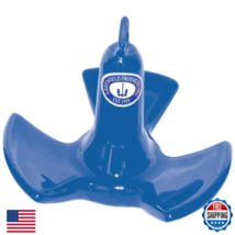 Greenfield 520-R Vinyl Coated River Anchor , Blue - $92.47