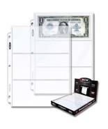 1000 Pro 3-Pocket Currency Page (100 CT. Box) - £152.34 GBP