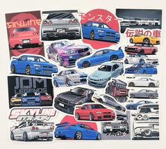 20pc Classic Japanese supercar Skyline GTR34 BNR34 Vinyl Stickers JDM Le... - £6.24 GBP