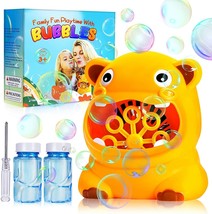 Bubble Machine Bubble Blower for Kids Hippo Automatic Boys Girls Party Supplies - $11.40