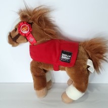 Wells Fargo Legendary Pony Plush 2012 Anniversary MACK Horse Brown Rose Parade - £17.84 GBP