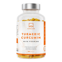 AAVALABS Curcumin+Piperine vegan capsules 180 pieces - $94.00