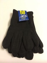 2-Pair Cold Weather Work Gloves Jersey Fleeced Lined Size Large Wells Lamont - £7.21 GBP
