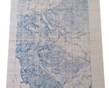1936 Forks Quadrangle Clallum Co Washington USGS Army Corps Tactical Map - £28.16 GBP
