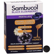 Sambucol Pastilles, Black Elderberry, 20 Count - £9.22 GBP