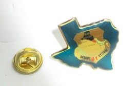 Operation Desert Storm 91&#39; - Texas - Enamel Coated Metal Lapel Pin - £6.05 GBP