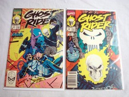 Ghost Rider #5 and #6 Parts #1 and #2 of Complete Punisher Story Fine 1990 - £7.96 GBP